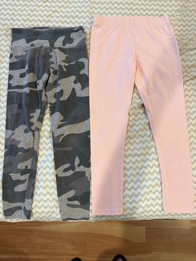Justice & Carters 2 pairs of leggings 7-8