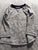 Cat and Jack Black gray and white long sleeve sweater/shirt 2T