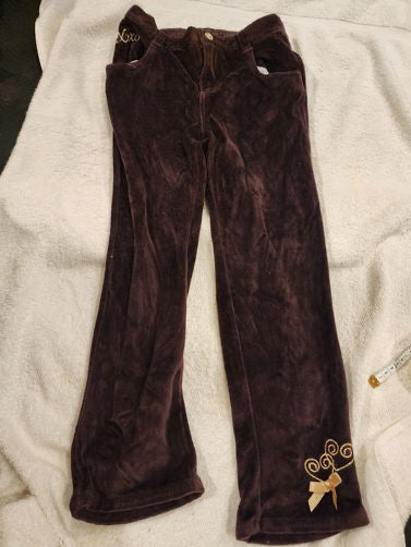 Xoxo Brown velet pant 6T/6
