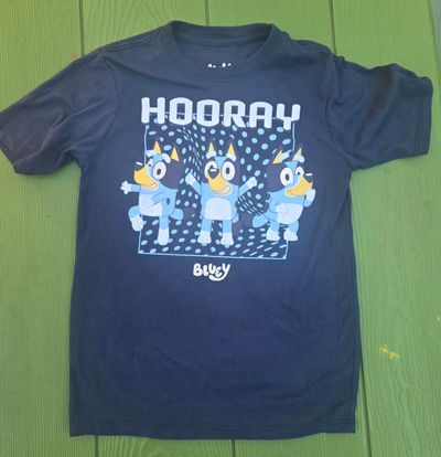 Bluey Navy top 6T/6