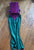 Narly noggins adventure mermaid tail with vest Size medium/large 33-55 pounds