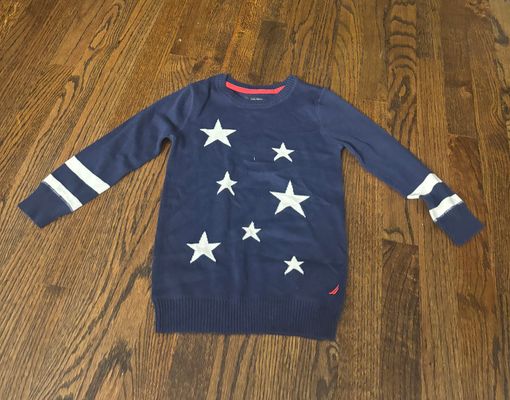 Nautica Navy stars sweater  5T/5