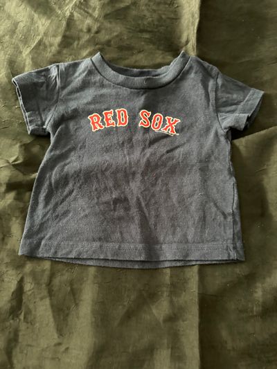 Soft As  A Grape Blue  Boston Red Sox Tshirt- Size 18mos 18-24 Months