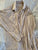 Calvin Klein Slim fit 16 1/2 neck 34-35 sleeve brown strip button collar dress Men's - M