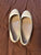 TCP 8 White patent leather w glittery toe box flats 5 (Big Kid)