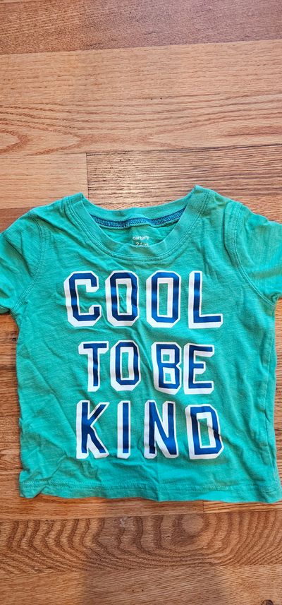 Carter's Like new "cool to be kind" prints T-shirt 24 Months