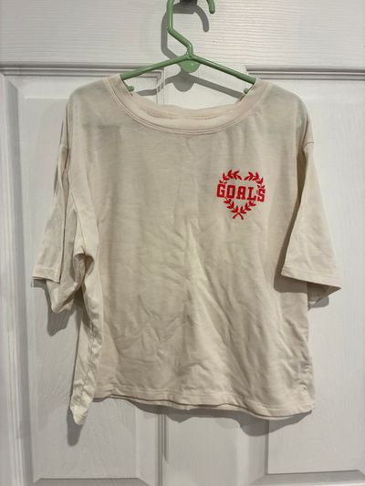 All in Motion Crop top crop t-shirt size 8 7-8