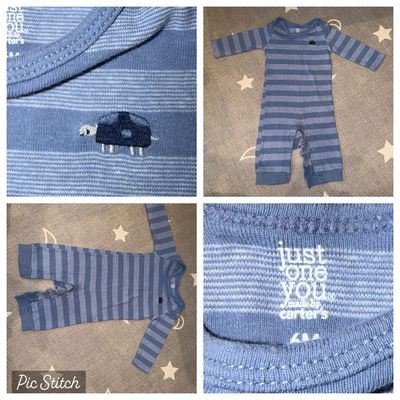 Carters Long sleeve one piece outfit 6 Months