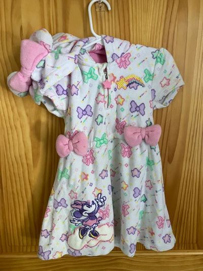 Disney Hooded Terry Zip Dress Cover Up 3T