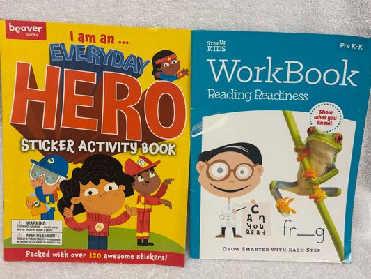 New Activity books. Covers bent a little New Activity books. Covers bent a little