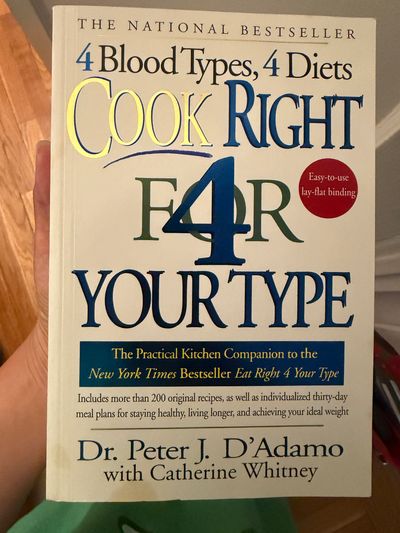 Unknown Cook right for your blood type