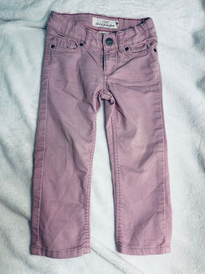 LOGG Lilac lightweight pants w adjustable weights 18-24 Months