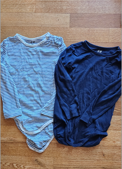 H&M Like new boys bodysuit bundle made with organic cotton 2T