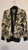 Zara Jacquard pattern knit cardigan sweater botanical foliage Women's - M
