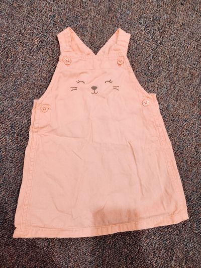 Carter's Pink Overall dress 12 Months