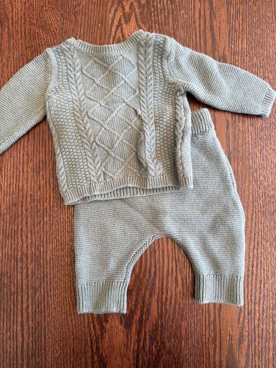 Carters sweater set  0-3 Months