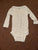 Gerber tan and white striped long sleeve onesie 6-9 Months
