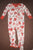 Honest be mine heart lollipop footie pajamas 6-9 Months