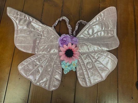 Girls Butterfly Wings. One seam coming apart Girls Butterfly Wings. One seam coming apart. So cute!