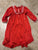 Beautiful long sleeve red sleep gown  24 Months