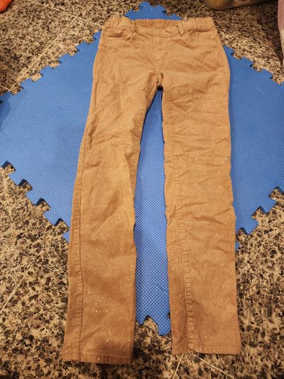 H&M shimmer corduroy pants 7-8