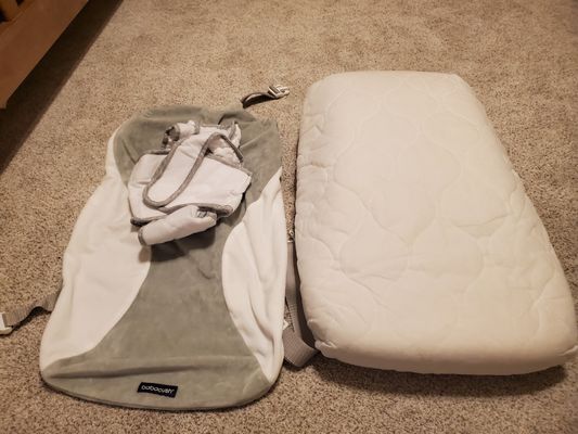 Babocush Newborn Comfort Cushion Vibrating colic/gas/reflux relief pillow- attaches to your swing