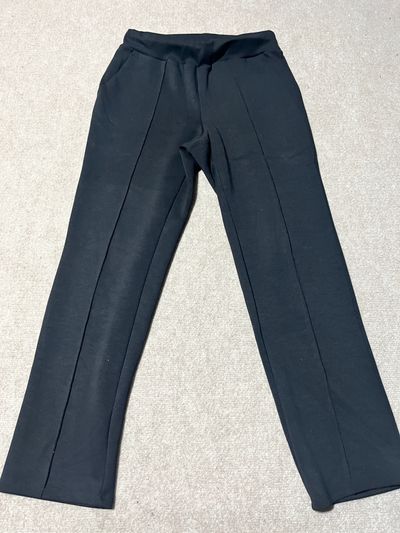 RBX EUC Black soft comfy pants with seam down front. Elastic waist Women's - S