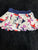 Gymboree Navy and white flowered skirt 4T