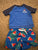 Old Navy two piece bathing suit Size 0-3 months - excellent condition w short sleeve rash guard 0-3 Months