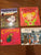 4 assorted school books