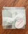 New Set of 2 Glass Seashell Coasters