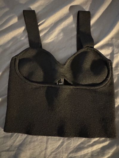 Forever 21 Black Knit Bralette Junior S - 3