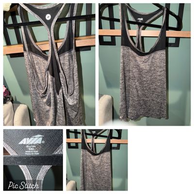 Avia Sport back black and gray shirt Women's - XXL
