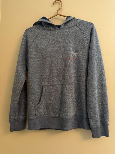 Ripcurl Medium Blue/Gray Heather Hooded Sweatshirt 10-12