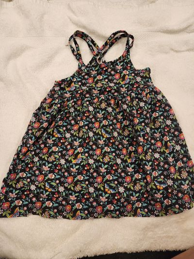 Baby Gap Baby Gap floral dress double spaghetti straps that crisscross 18-24 Months