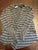Forever 21 grey striped cardigan  Women's - S