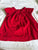 Baby gap Corduroy red dress with bow detail 18-24 Months