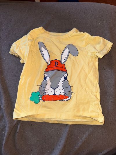The Childrens Place Yellow with bunny logo 2T