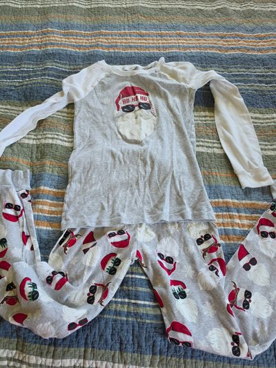 Childrens Place Santa Pj's 14-16