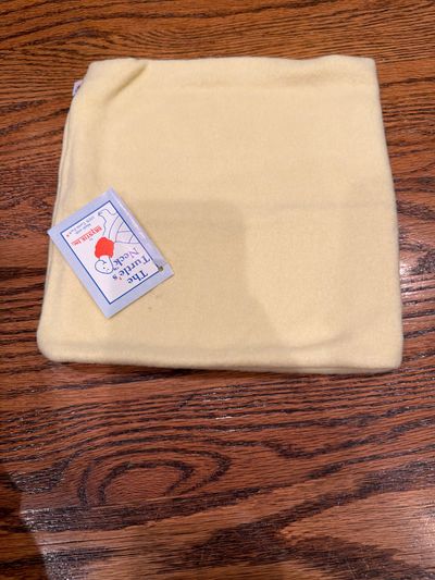 Turtle fur fleece neck warmer new with tags Light yellow - 2 of 2