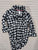 Carters Romper - fun black and white fleece plaid for those fall photos 12 Months