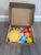Montessori color sorting ball in cup Montessori color in ball sorting, brand new