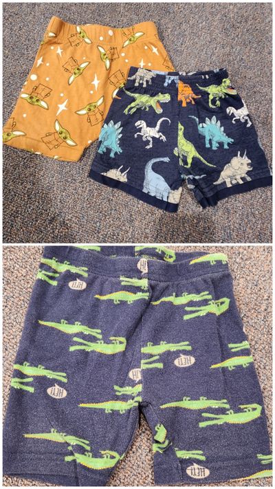 Star wars, Gymboree 3 pajama shorts 18 Months