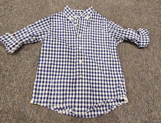 Crew Cuts Button down shirt, elbow sleeve 2T