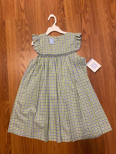 Bella Bliss Gingham Dress New with tags 7-8