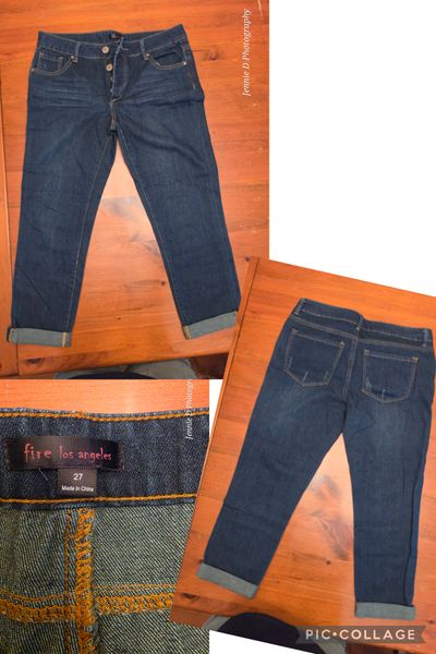 Fire Los Angeles Dark Wash Denim size 27.converts to a 4 in US size Women's 4