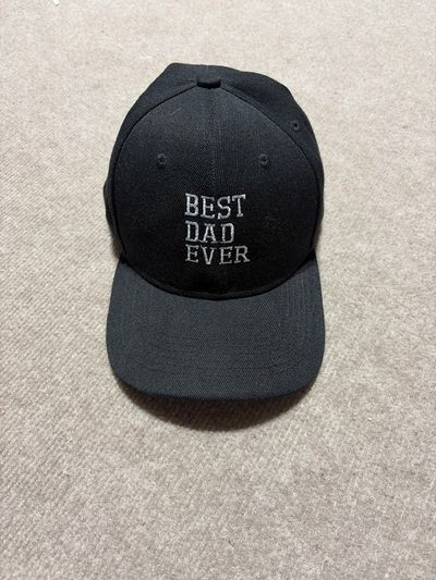 NA NEW adjustable black baseball hat Hat M 7 to 7-1/8in
