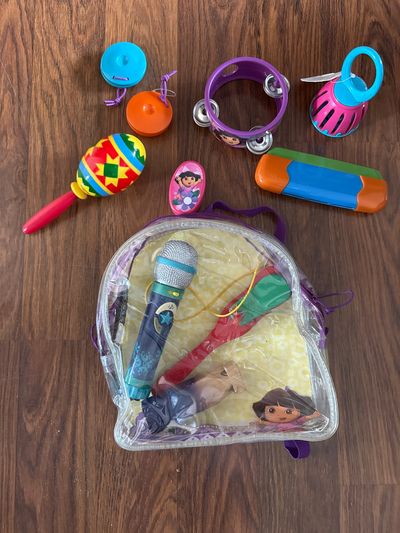 Musical instruments In Dora backpack bag