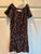 Old Navy Size 8 black/pink short sleeve floral romper 7-8