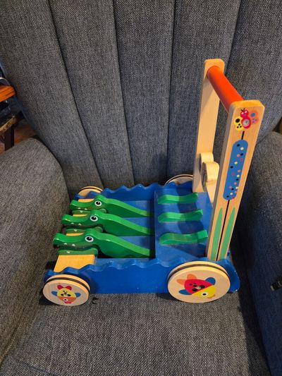 Wooden Alligator Push walker